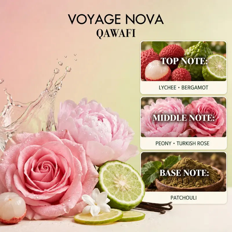 Voyage Nova | Rosey Fruity Floral | Extrait De Parfum 50Ml/100Ml | Long Lasting Luxury Fragrance | Daily Women'S Perfume Alluring Summervibes